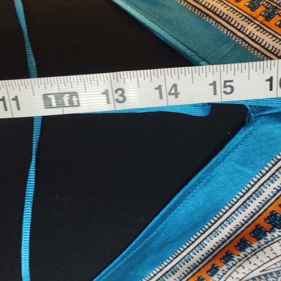 Women's India Boutique Scarf Sundress With Open Back Size Free EUC - Picture 5 of 15